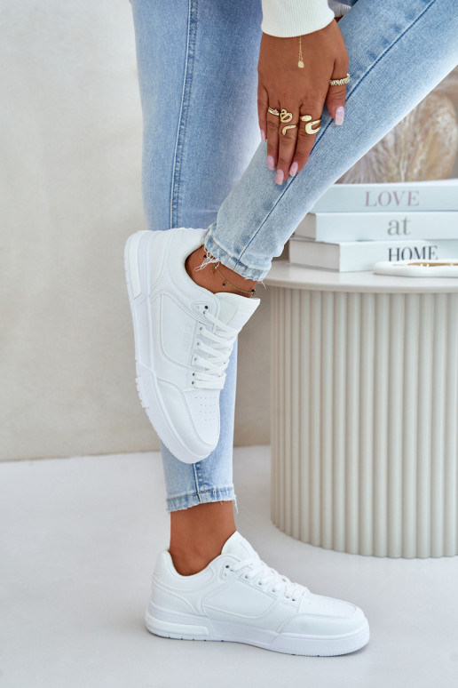 Sneakers modelio batai Moteriškas Big Star OO274A549 Hi-Poly System baltos spalvos