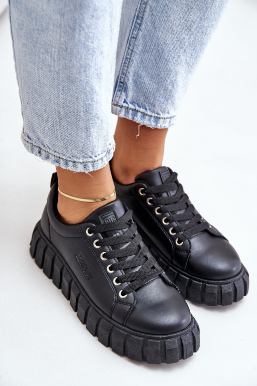 pašiltinti Sneakers modelio batai Moteriškas Big Star MM274617 juodos spalvos pašiltinti Sneakers modelio batai Moteriškas Big Star MM274617 juodos spalvos