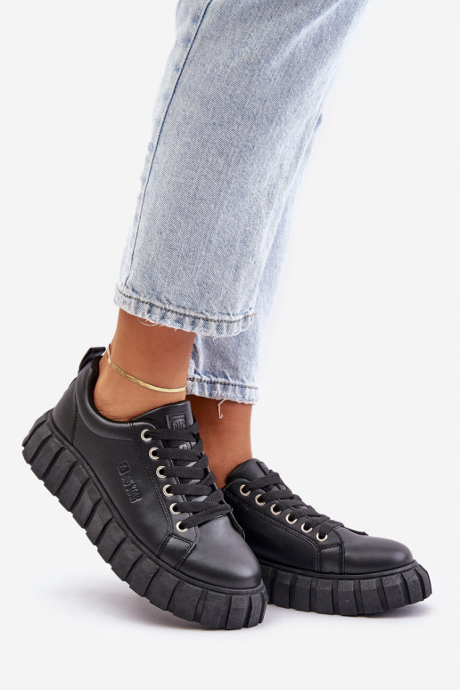 pašiltinti Sneakers modelio batai Moteriškas Big Star MM274617 juodos spalvos pašiltinti Sneakers modelio batai Moteriškas Big Star MM274617 juodos spalvos