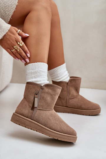 sniego batai Moteriškas Big Star OO274A165 smėlio spalvos 2