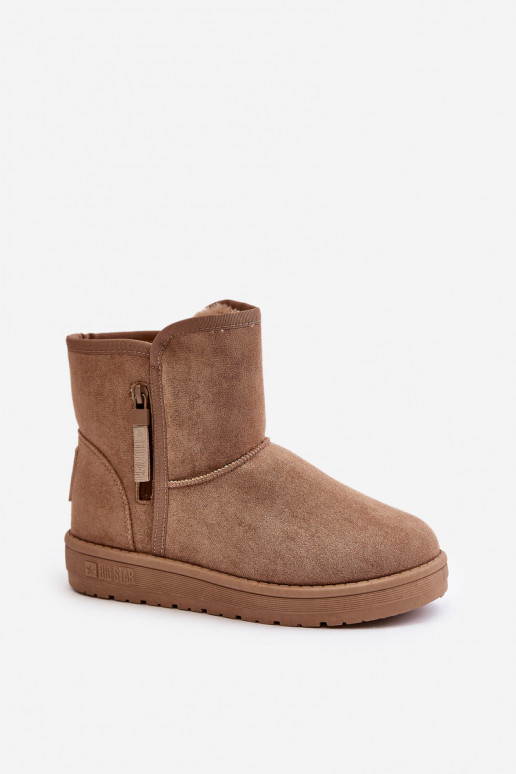 sniego batai Moteriškas Big Star OO274A165 smėlio spalvos