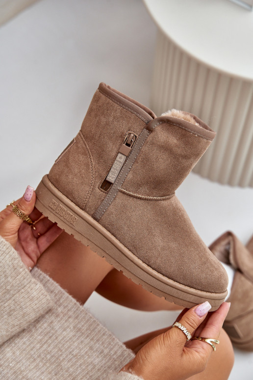 sniego batai Moteriškas Big Star OO274A165 smėlio spalvos