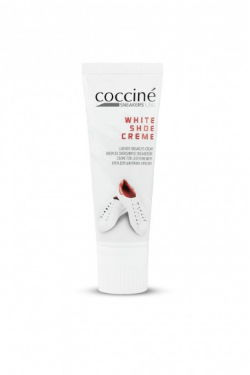 COCCINE WHITE SHOE CREAM maitinantis batų priežiūros kremas 75ML