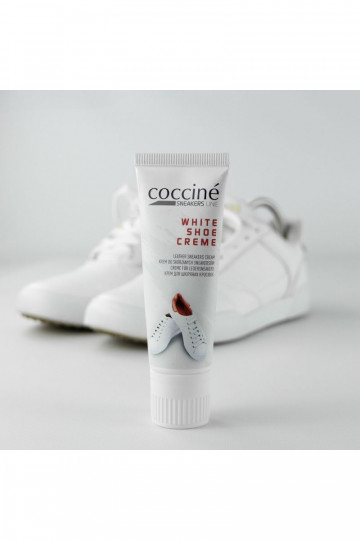 COCCINE WHITE SHOE CREAM maitinantis batų priežiūros kremas 75ML 2