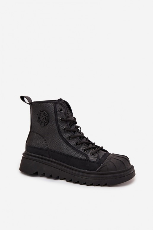 laisvalaikio batai su auliuku Moteriškas pašiltinti Big Star OO274A355 juodos spalvos