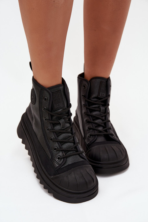 laisvalaikio batai su auliuku Moteriškas pašiltinti Big Star OO274A355 juodos spalvos