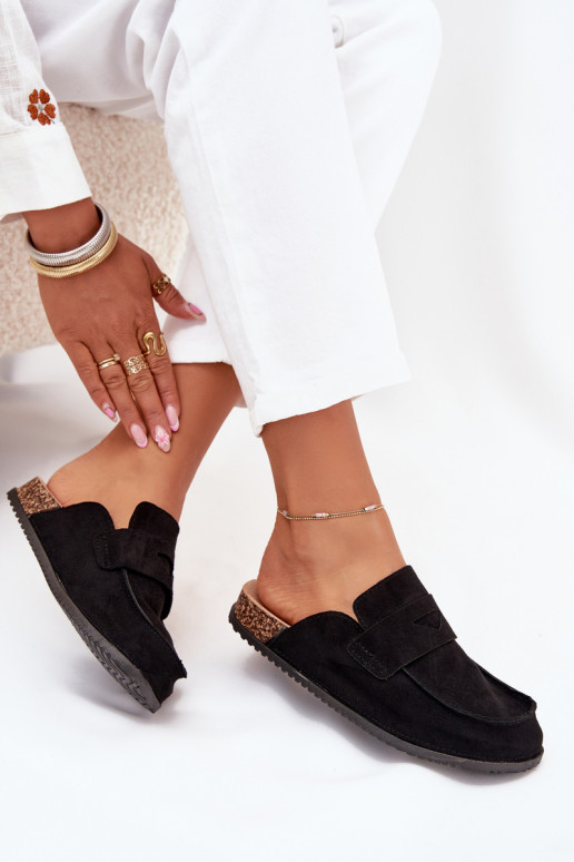 Šlepetės Klumpės Moteriškas su platforma juodos spalvos Nivalia Šlepetės Klumpės Moteriškas su platforma juodos spalvos Nivalia