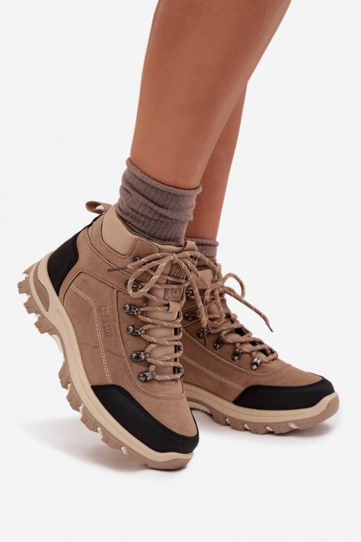 žygio batai Moteriškas Big Star SS274095 smėlio spalvos