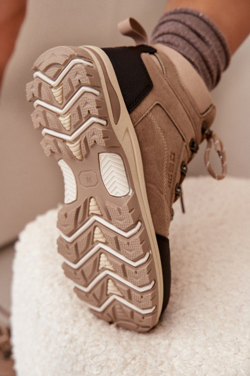 žygio batai Moteriškas Big Star SS274095 smėlio spalvos