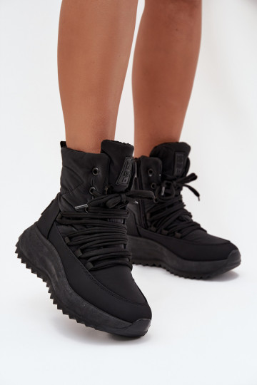 sniego batai Moteriškas Į Pilį Big Star SS274059 juodos spalvos