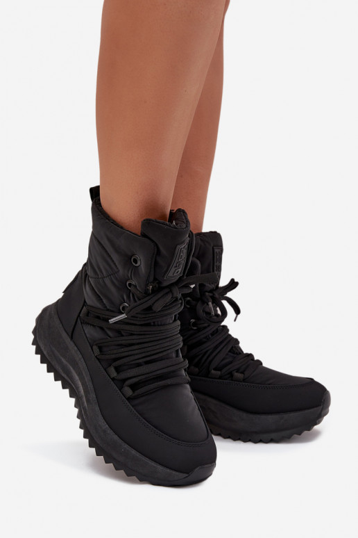 sniego batai Moteriškas Į Pilį Big Star SS274059 juodos spalvos