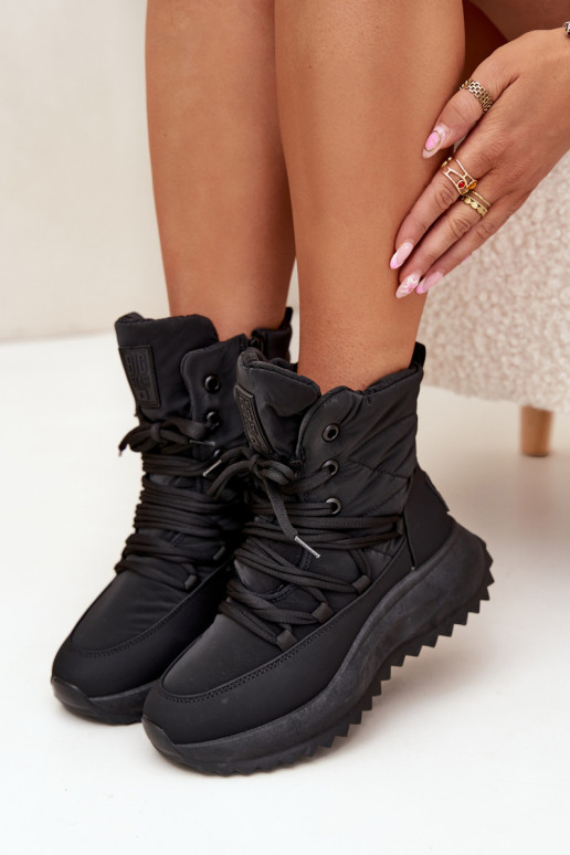 sniego batai Moteriškas Į Pilį Big Star SS274059 juodos spalvos