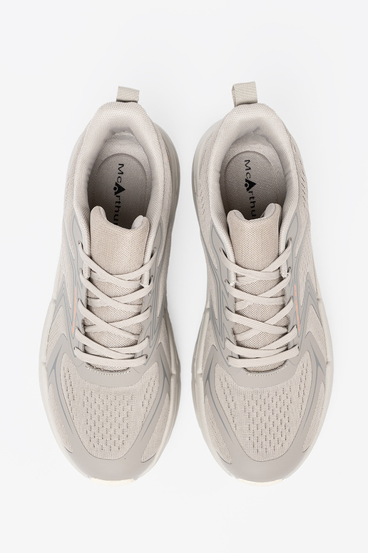 Patogus sportiniai batai pilkos spalvos z siateczkoĮą strukturą McArthur