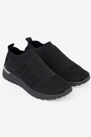 juodos spalvos sportiniai batai slip-on z siateczkoĮą choleĮką