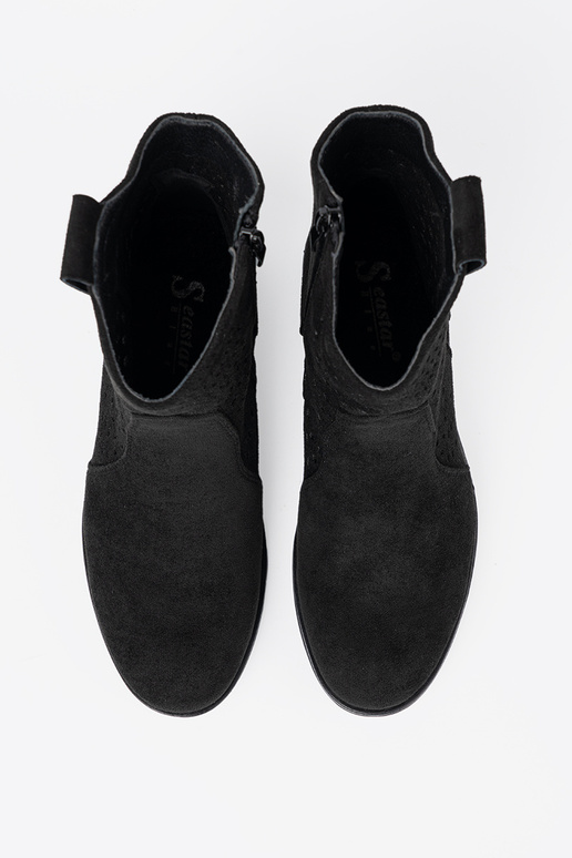 juodos spalvos batai ažūriniai Į koĮbojskim stylu