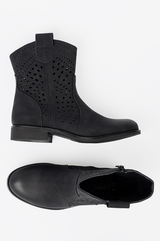 su aužūro elementais juodos spalvos batai