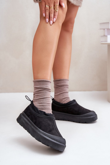 sniego batai Moteriškas su platforma Su žema viršutine dalimi juodos spalvos Izamine 2