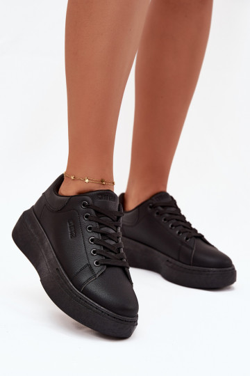 Moteriški sportiniai bateliai su platforma Big Star SS274244 juodos spalvos