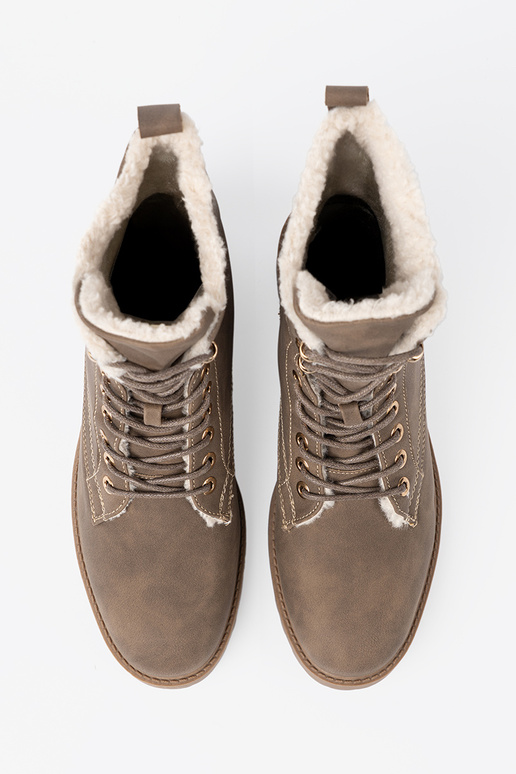 Stilingas Aulinukai tamsussmėlio spalvos z grubą podeszĮą