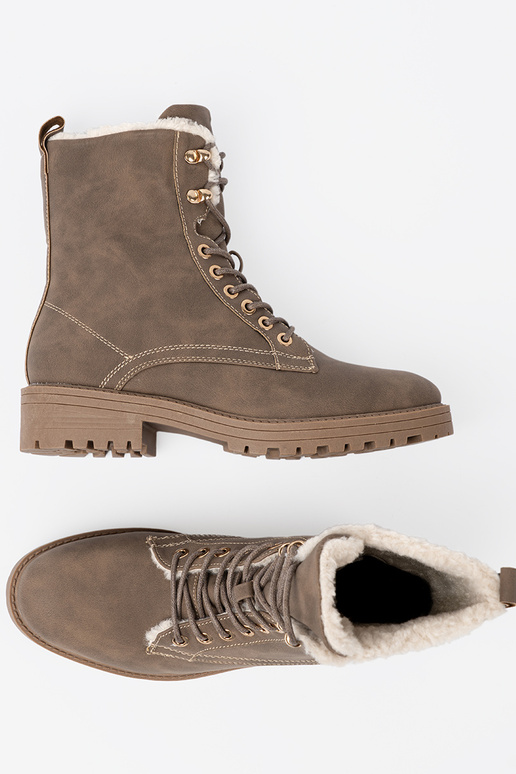 Stilingas Aulinukai tamsussmėlio spalvos z grubą podeszĮą