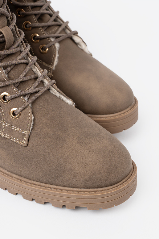 Stilingas Aulinukai tamsussmėlio spalvos z grubą podeszĮą