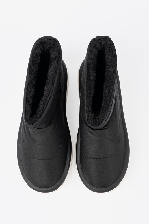 INodoodporne sniego batai juodos spalvos z futrzanym Įnętrzem