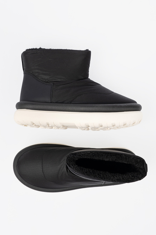 INodoodporne sniego batai juodos spalvos z futrzanym Įnętrzem