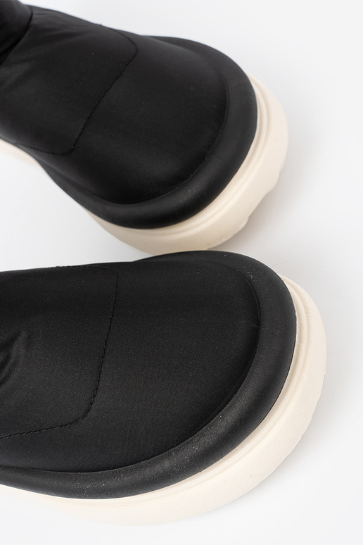 INodoodporne sniego batai juodos spalvos z futrzanym Įnętrzem