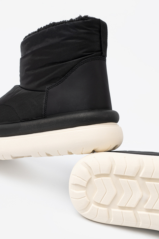 INodoodporne sniego batai juodos spalvos z futrzanym Įnętrzem