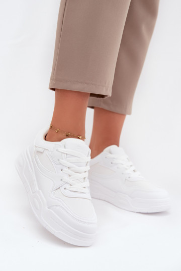 Moteriški balti sneakers stiliaus batai su platforma Big Star SS274590 HI-POLY SYSTEM