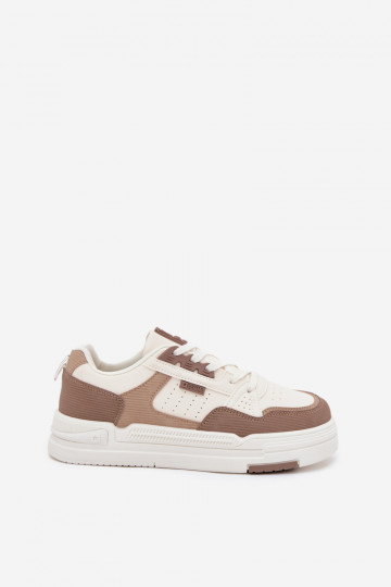 Smėlio spalvos sneakers stiliaus batai su platforma Big Star OO274A151 2