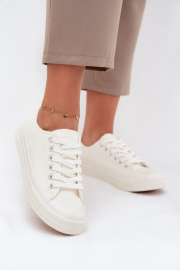 pašiltinti Žemas Laisvalaikio bateliai Big Star OO274927 baltos spalvos 2