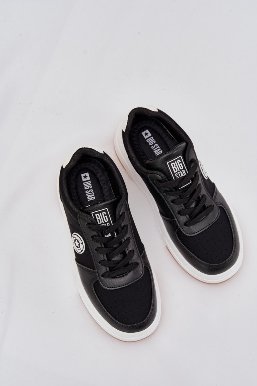 Sneakers modelio batai Moteriškas su platforma Big Star RR274573 HI-POLY SYSTEM juodos spalvos