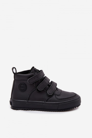 pašiltinti Sneakers modelio aulinukai Vaikiški su lipniais užsegimais Big Star SS374070 juodos spalvos 2