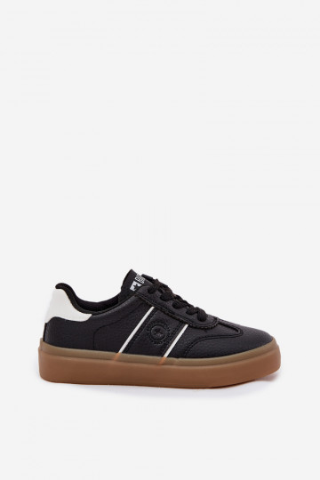Vaikiški juodos spalvos sneakers stiliaus batai Big Star SS374025 2