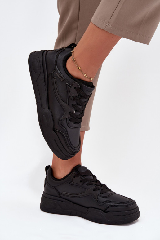 Sneakers modelio batai Moteriškas su platforma Big Star SS274589 HI-POLY SYSTEM juodos spalvos