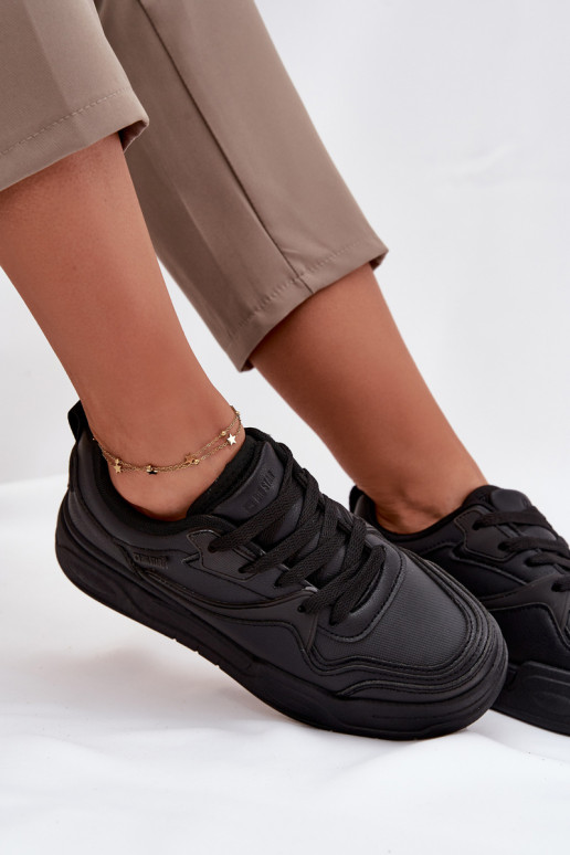 Sneakers modelio batai Moteriškas su platforma Big Star SS274589 HI-POLY SYSTEM juodos spalvos