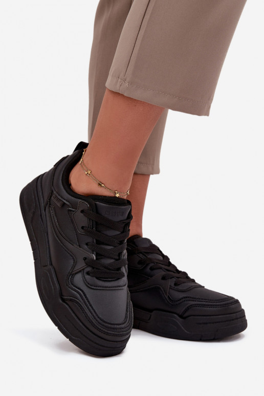 Sneakers modelio batai Moteriškas su platforma Big Star SS274589 HI-POLY SYSTEM juodos spalvos