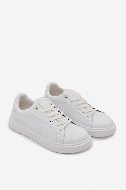 laisvalaikio batai Sneakers modelio batai Vyriški iš eko odos Big Star OO174118 baltos spalvos