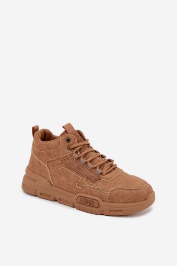 Sneakers modelio batai Vyriški Big Star SS174281 HI-POLY SYSTEM rudos spalvos