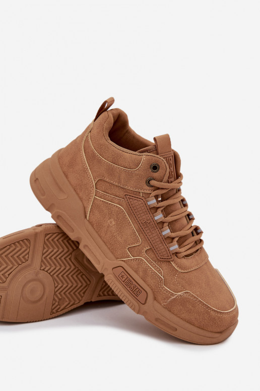 Sneakers modelio batai Vyriški Big Star SS174281 HI-POLY SYSTEM rudos spalvos