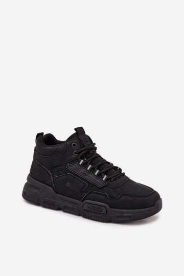 Sneakers modelio batai Vyriški Big Star SS174282 HI-POLY SYSTEM juodos spalvos