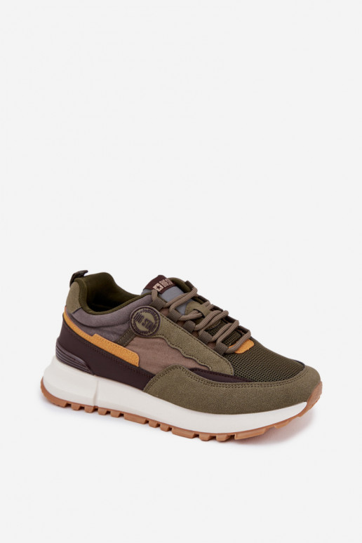 sportiniai bateliai Sneakers modelio batai Vyriški Big Star RR174280 HI-POLY SYSTEM chaki spalvos