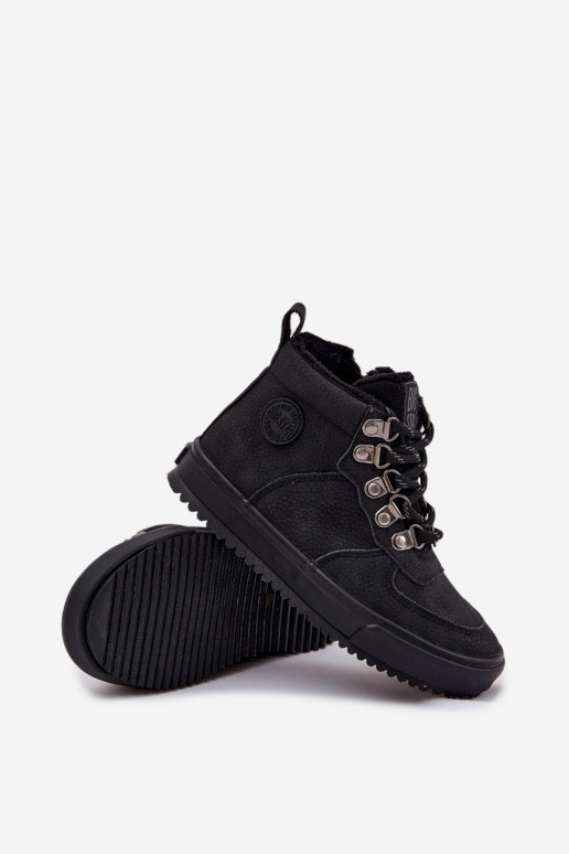 žygio batai batai Vaikiški pašiltinti Big Star SS374075 juodos spalvos