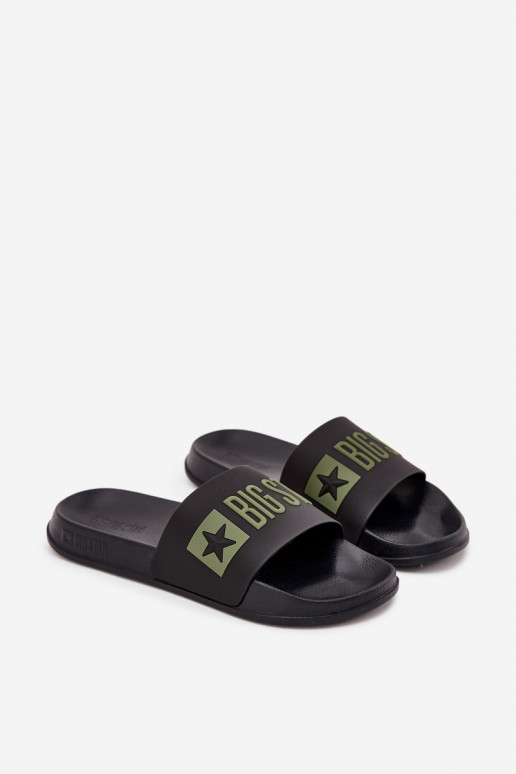 Šlepetės Vyriški Big Star SS174359 juodos spalvos