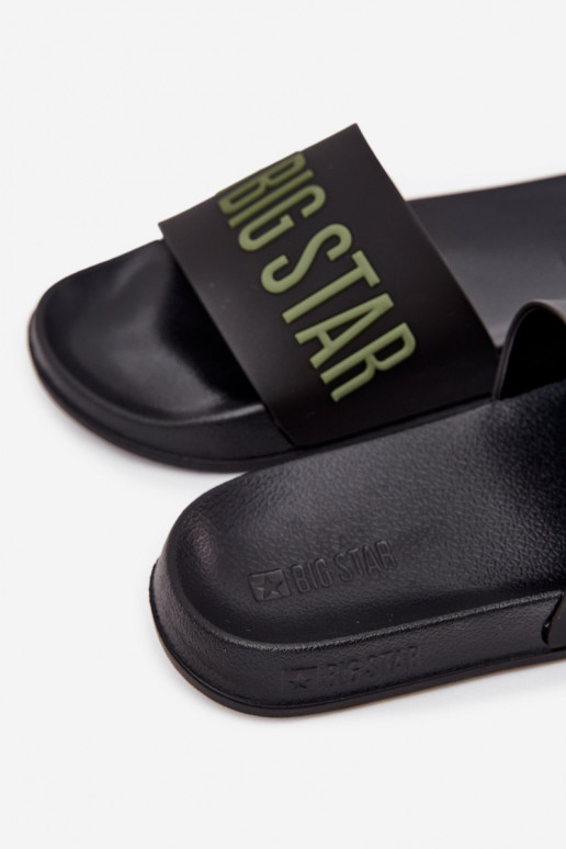 Šlepetės Vyriški Big Star SS174359 juodos spalvos