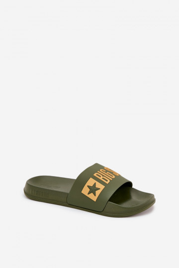 Šlepetės Vyriški Big Star SS174360 žalios spalvos