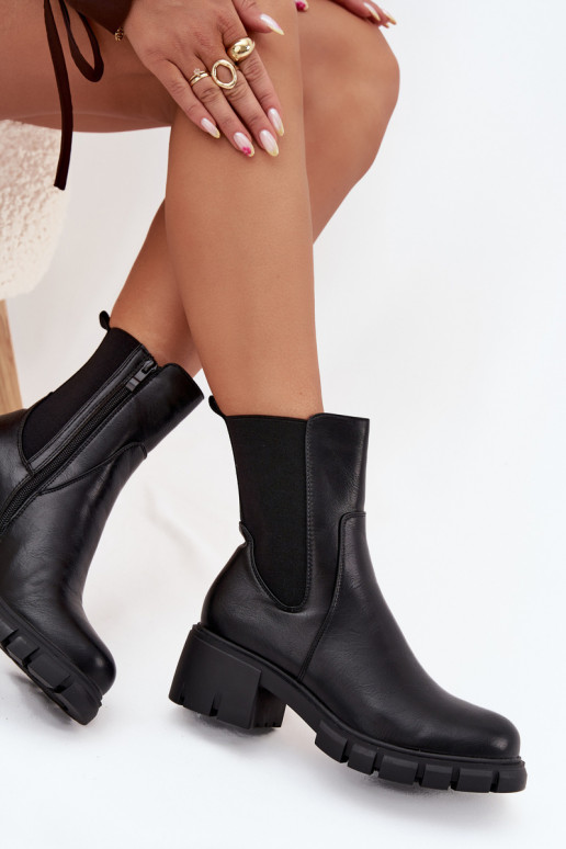 Moteriški aulinukai Klocke Eko Oda juodos spalvos Kyra