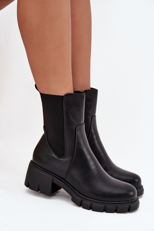 Moteriški aulinukai Klocke Eko Oda juodos spalvos Kyra