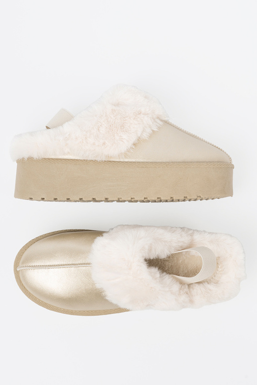 aukso spalvos batai a'la sniego batai z baltos spalvosm kailis